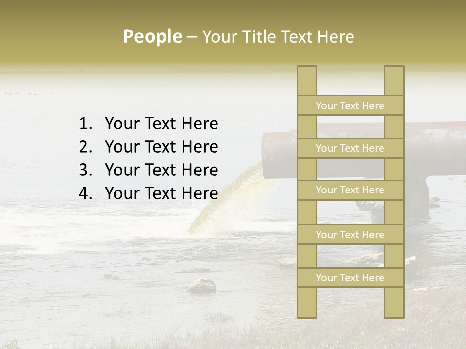 Sewer River Stream PowerPoint Template