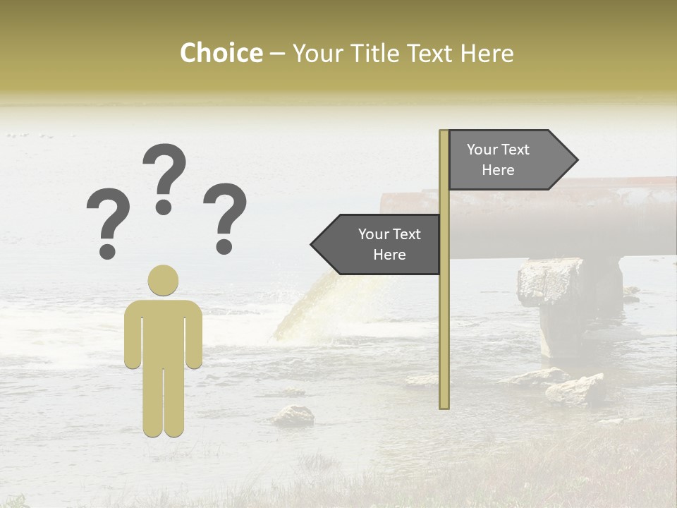 Sewer River Stream PowerPoint Template