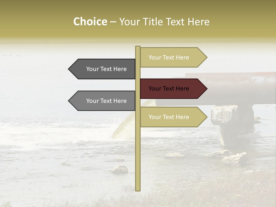 Sewer River Stream PowerPoint Template