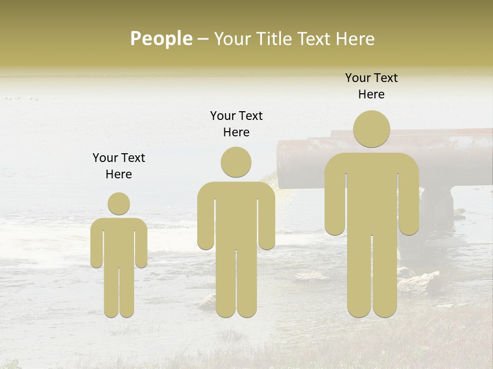 Sewer River Stream PowerPoint Template