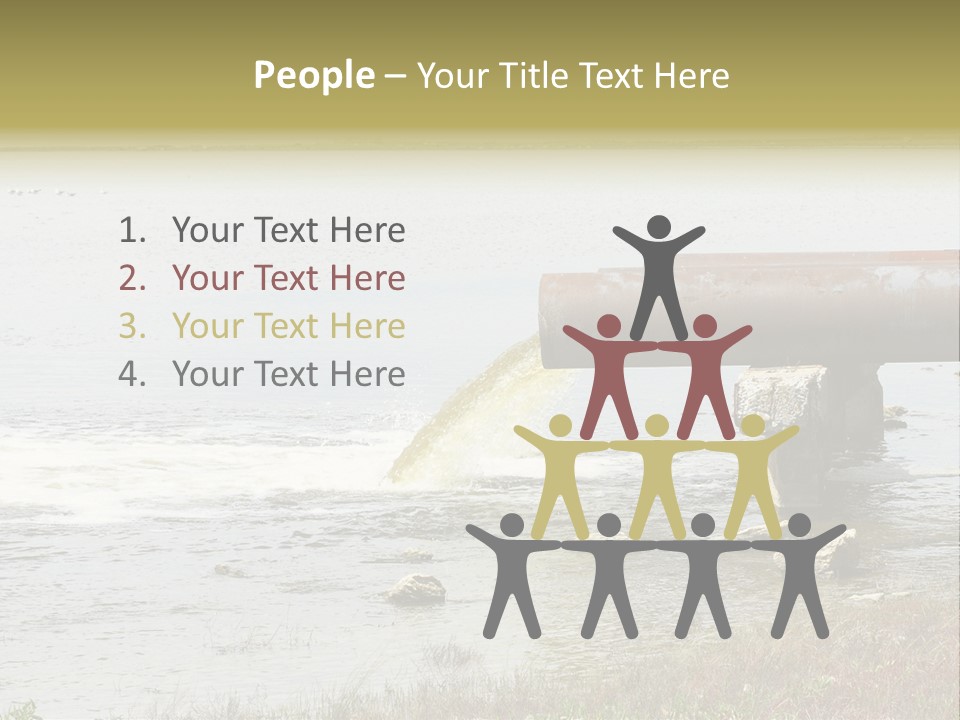 Sewer River Stream PowerPoint Template