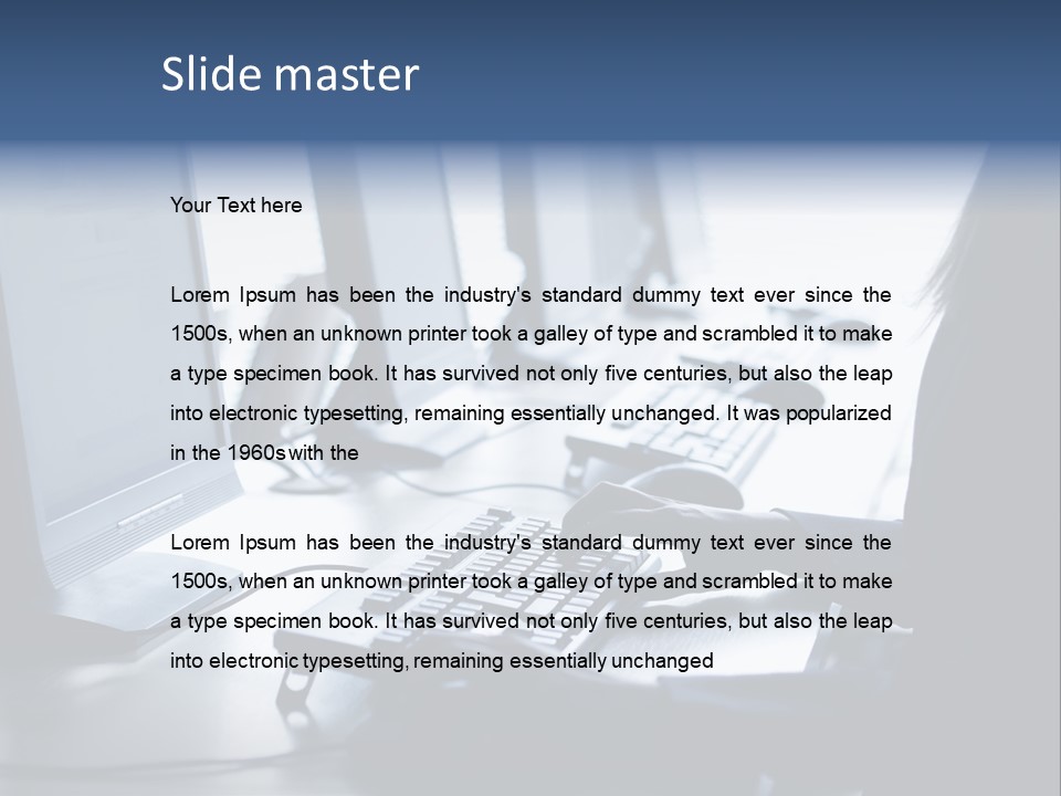 Computer Training Education PowerPoint Template