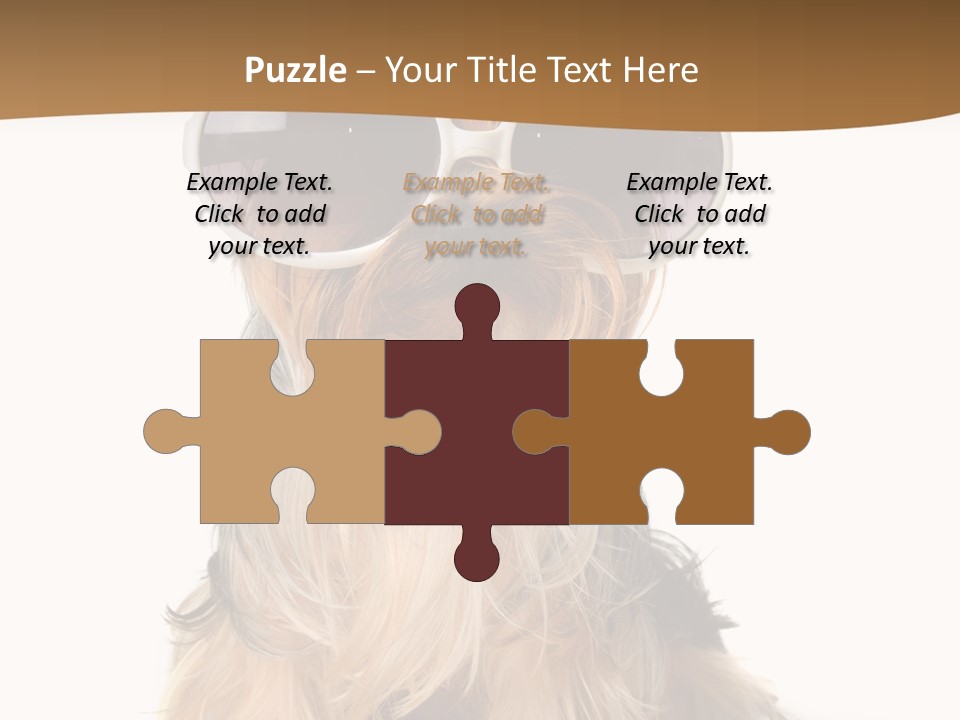 Close Up Nobody Dog PowerPoint Template