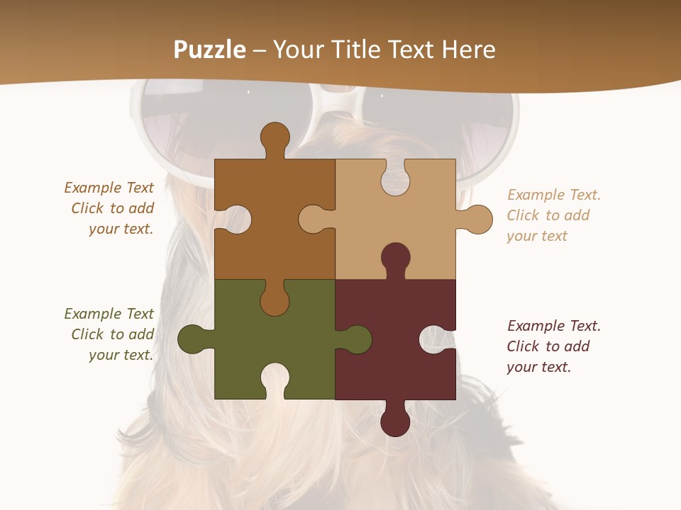 Close Up Nobody Dog PowerPoint Template