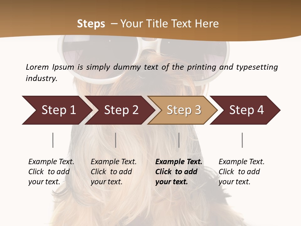 Close Up Nobody Dog PowerPoint Template
