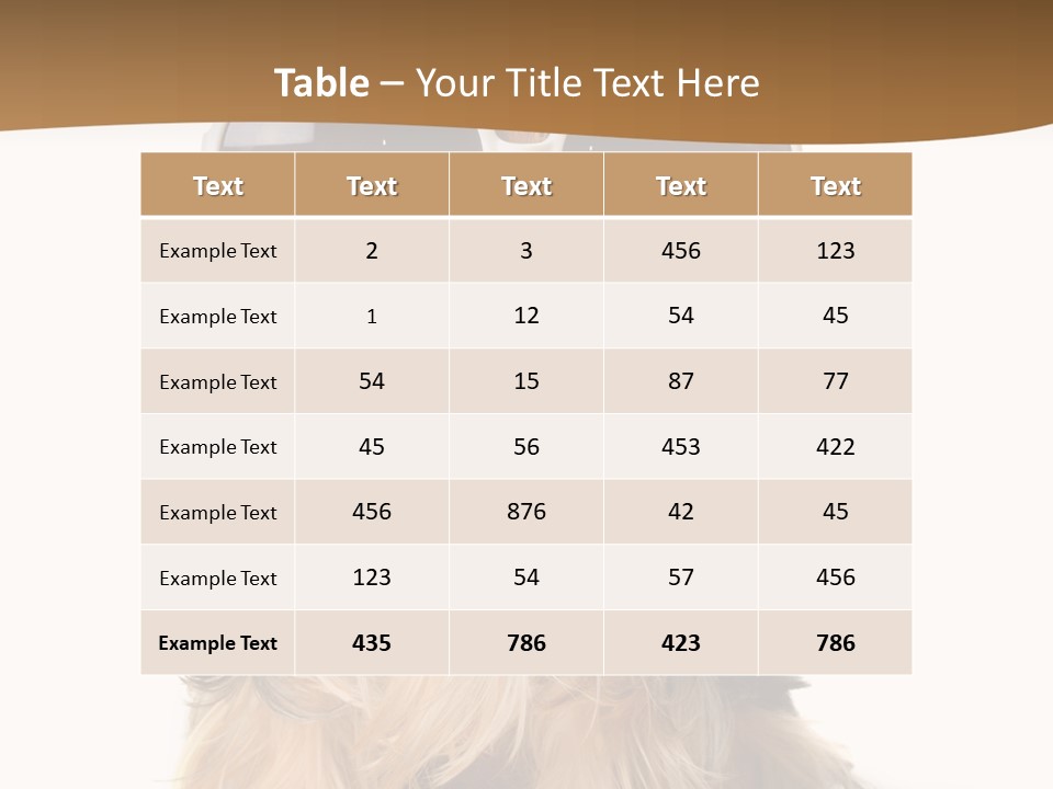 Close Up Nobody Dog PowerPoint Template