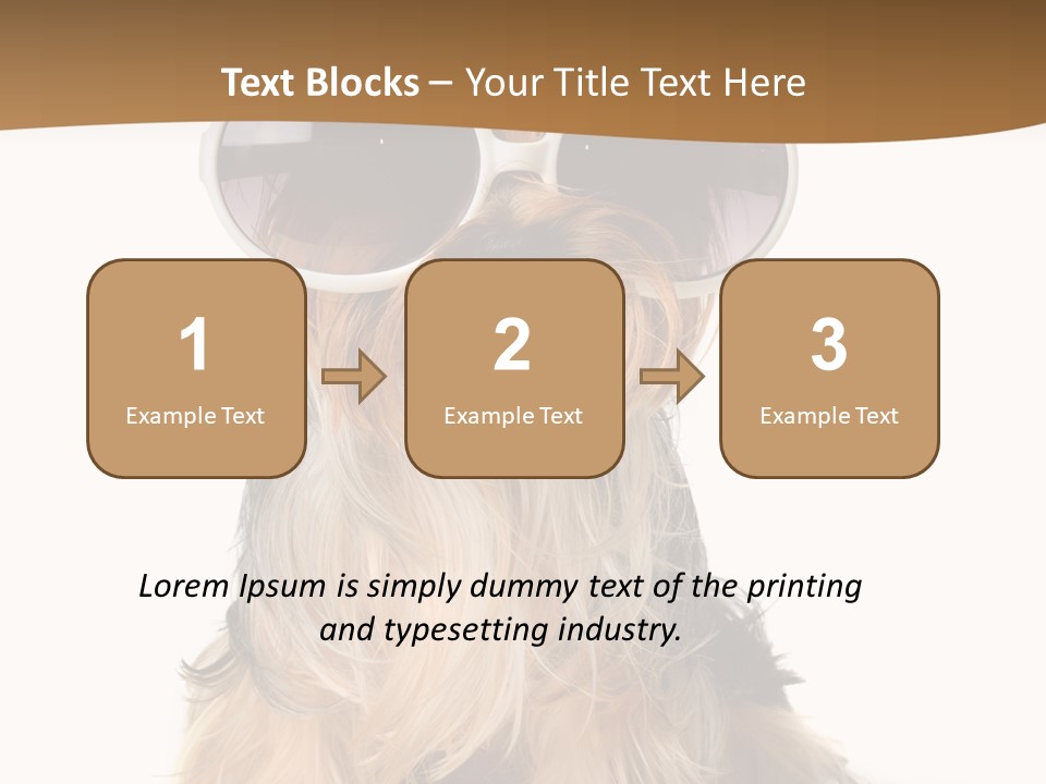 Close Up Nobody Dog PowerPoint Template