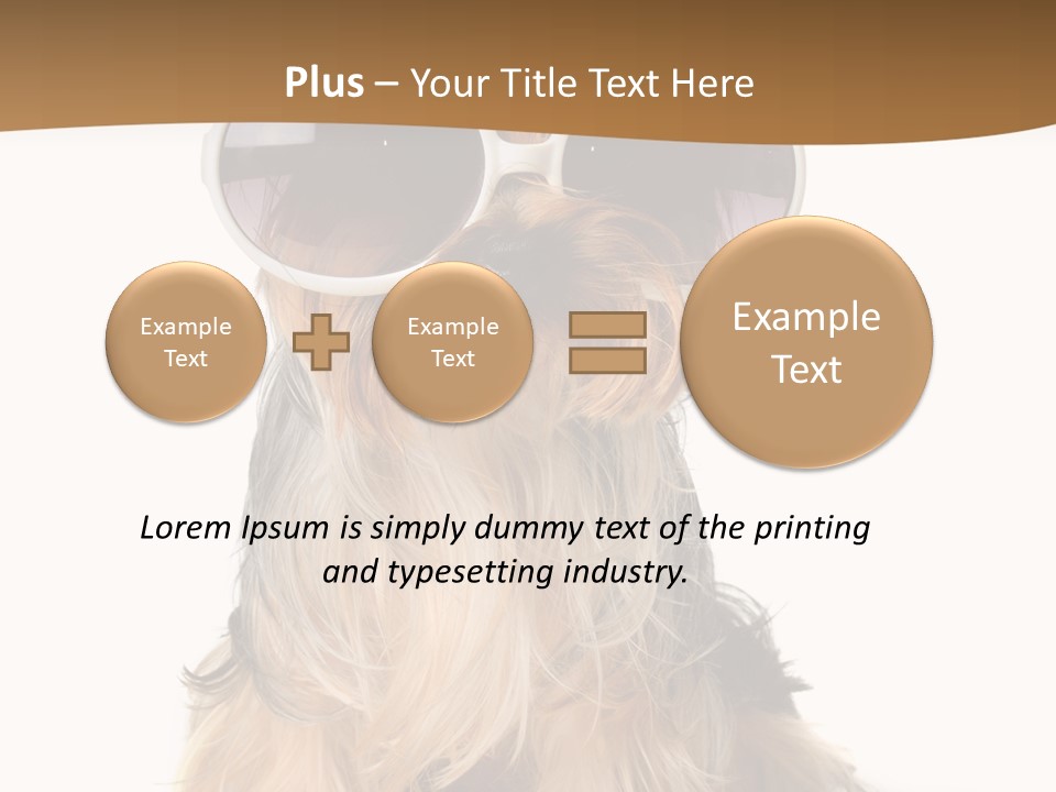 Close Up Nobody Dog PowerPoint Template