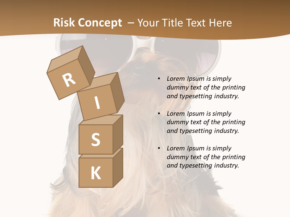 Close Up Nobody Dog PowerPoint Template