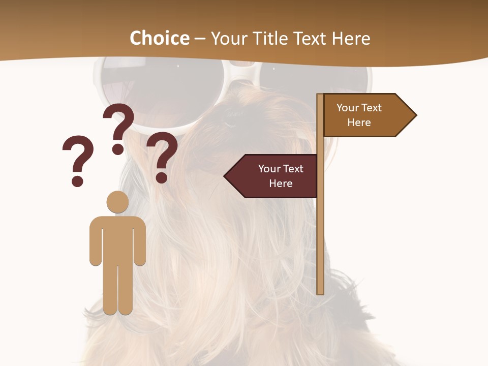 Close Up Nobody Dog PowerPoint Template
