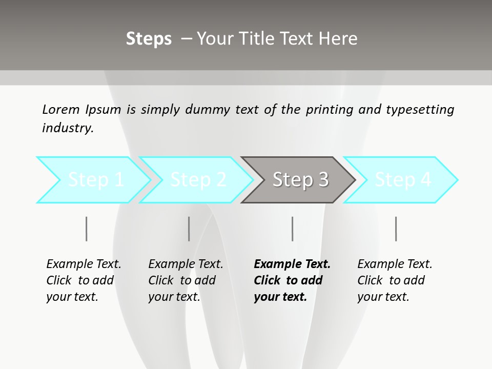 Isolated Isolation Dentistry PowerPoint Template
