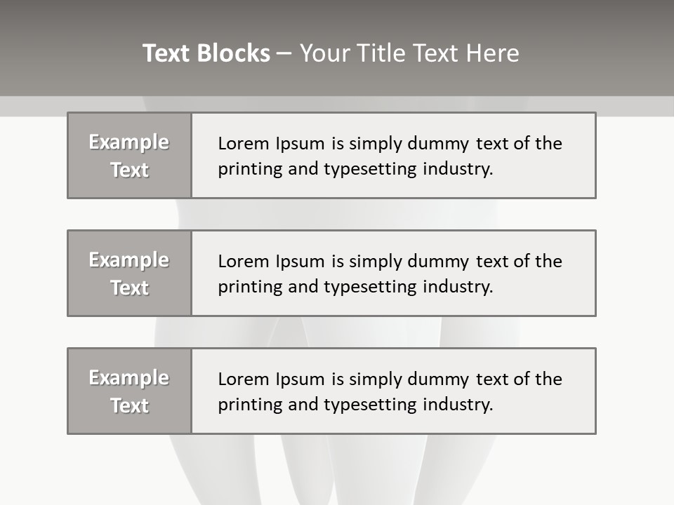 Isolated Isolation Dentistry PowerPoint Template