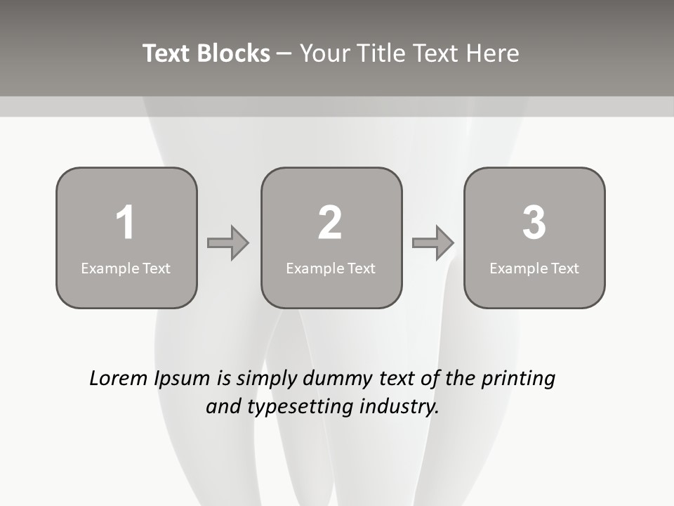 Isolated Isolation Dentistry PowerPoint Template