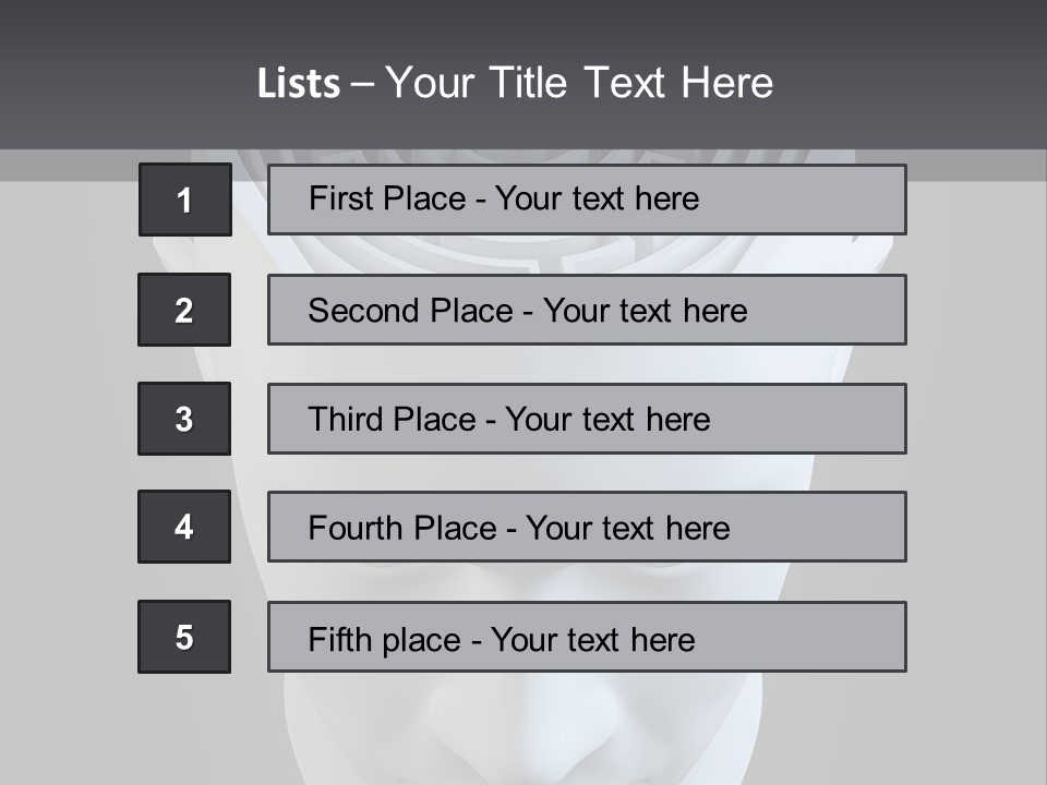 Head Memory Mind PowerPoint Template