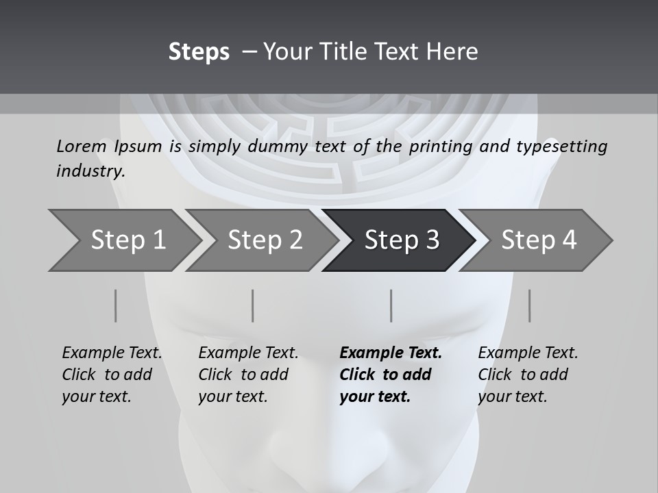 Head Memory Mind PowerPoint Template