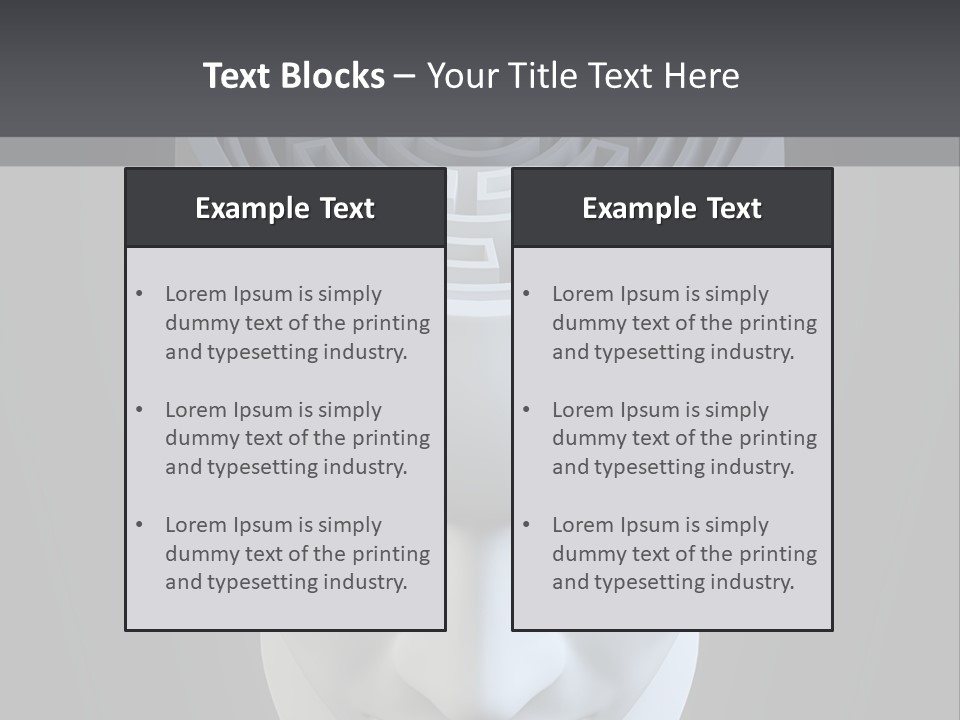 Head Memory Mind PowerPoint Template