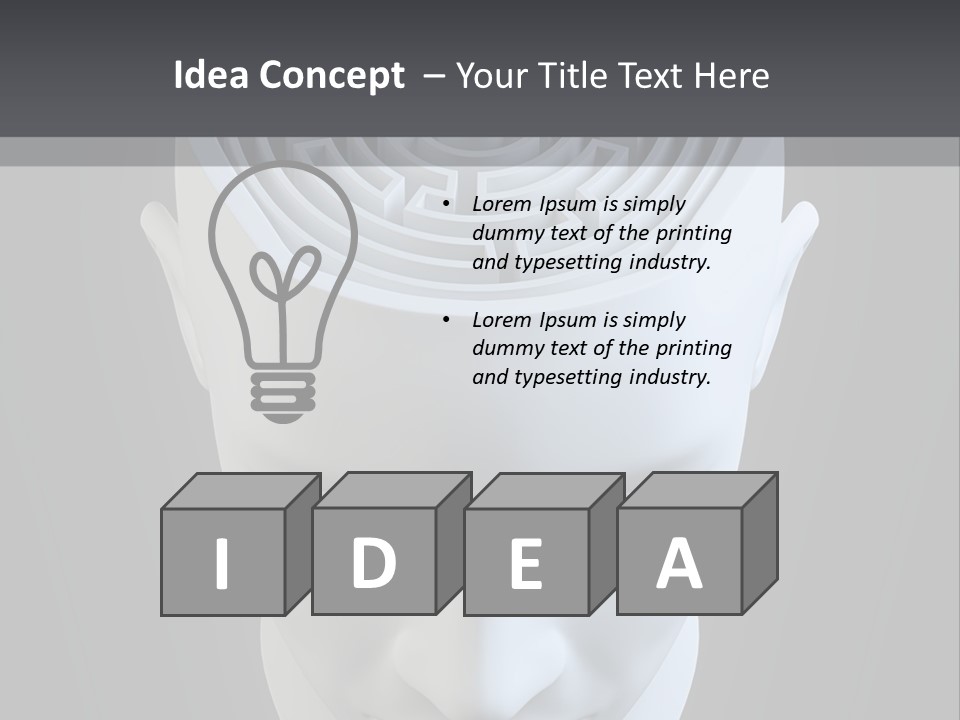 Head Memory Mind PowerPoint Template