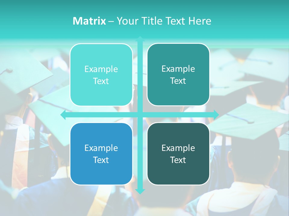 Class Cap Mortarboard PowerPoint Template