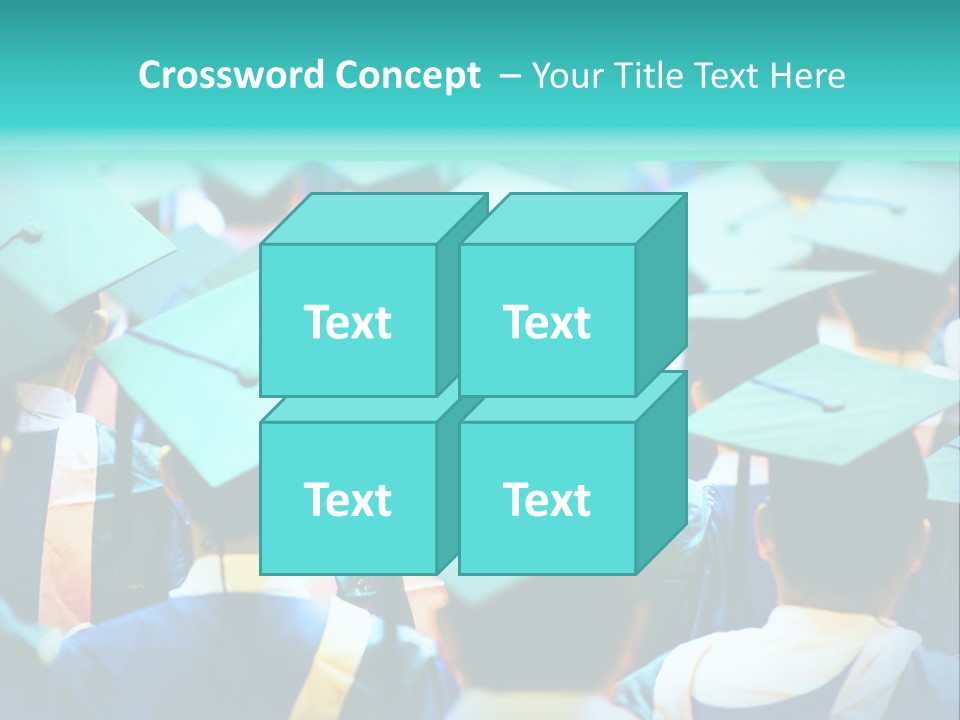 Class Cap Mortarboard PowerPoint Template