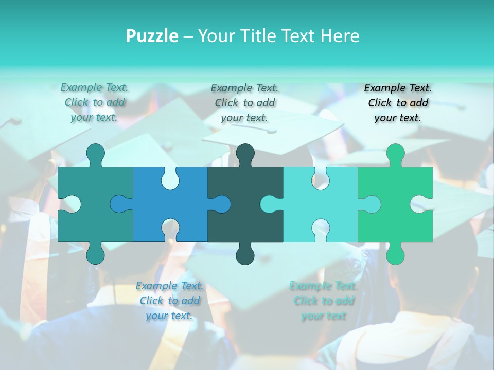 Class Cap Mortarboard PowerPoint Template