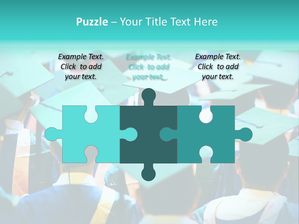 Class Cap Mortarboard PowerPoint Template