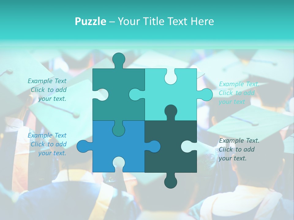 Class Cap Mortarboard PowerPoint Template