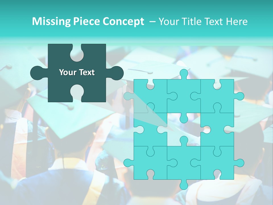 Class Cap Mortarboard PowerPoint Template