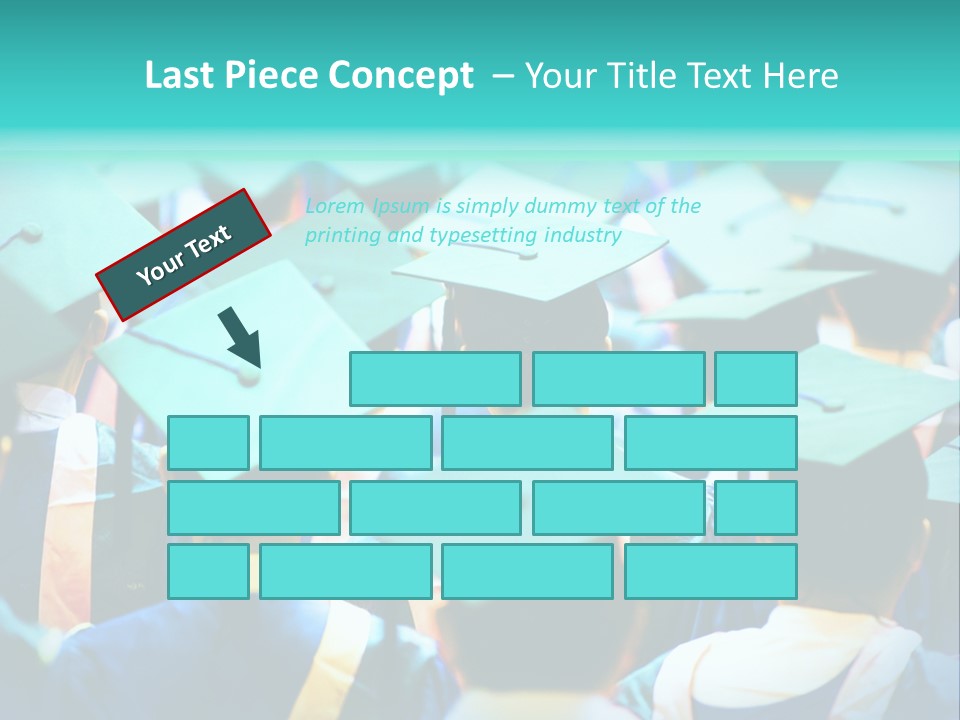 Class Cap Mortarboard PowerPoint Template