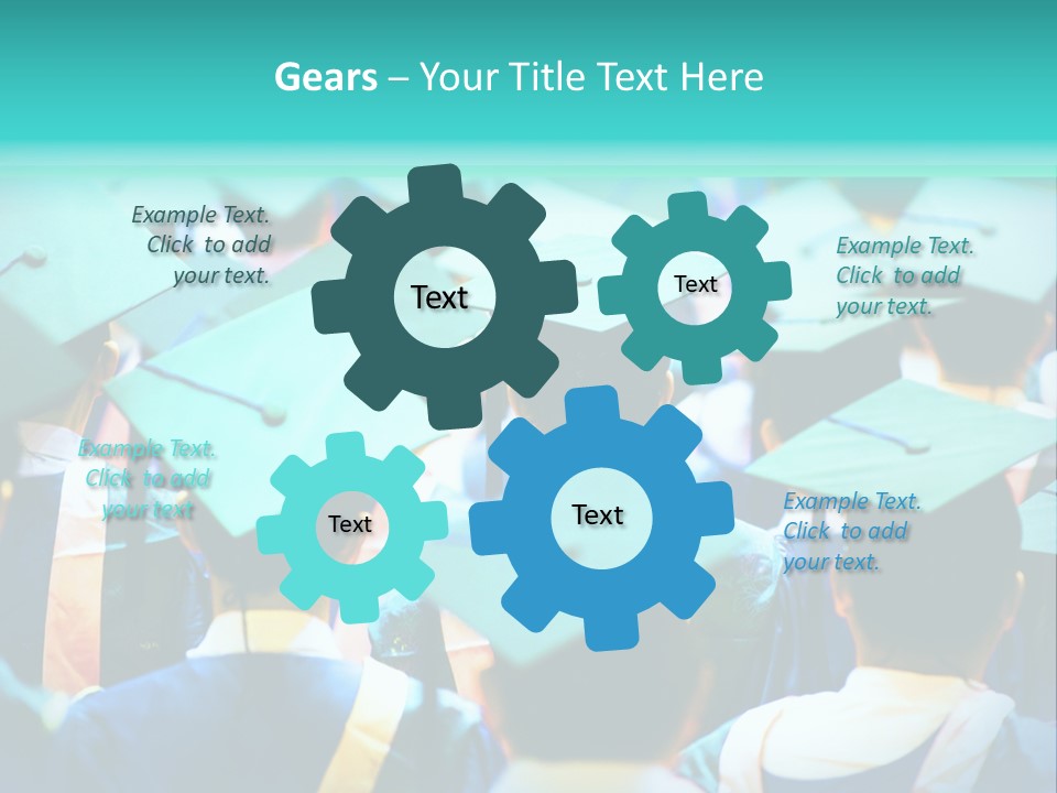 Class Cap Mortarboard PowerPoint Template