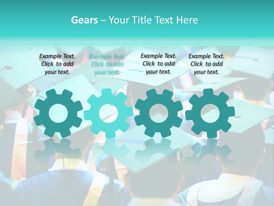 Class Cap Mortarboard PowerPoint Template