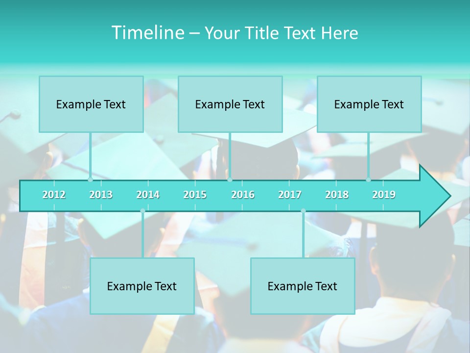 Class Cap Mortarboard PowerPoint Template