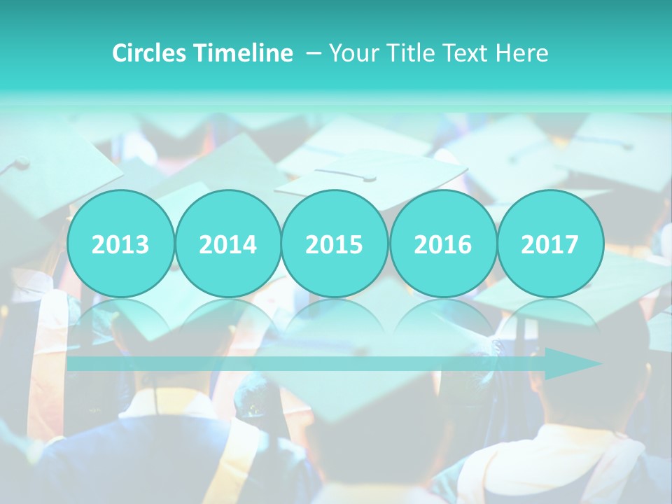 Class Cap Mortarboard PowerPoint Template