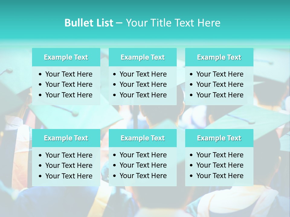 Class Cap Mortarboard PowerPoint Template