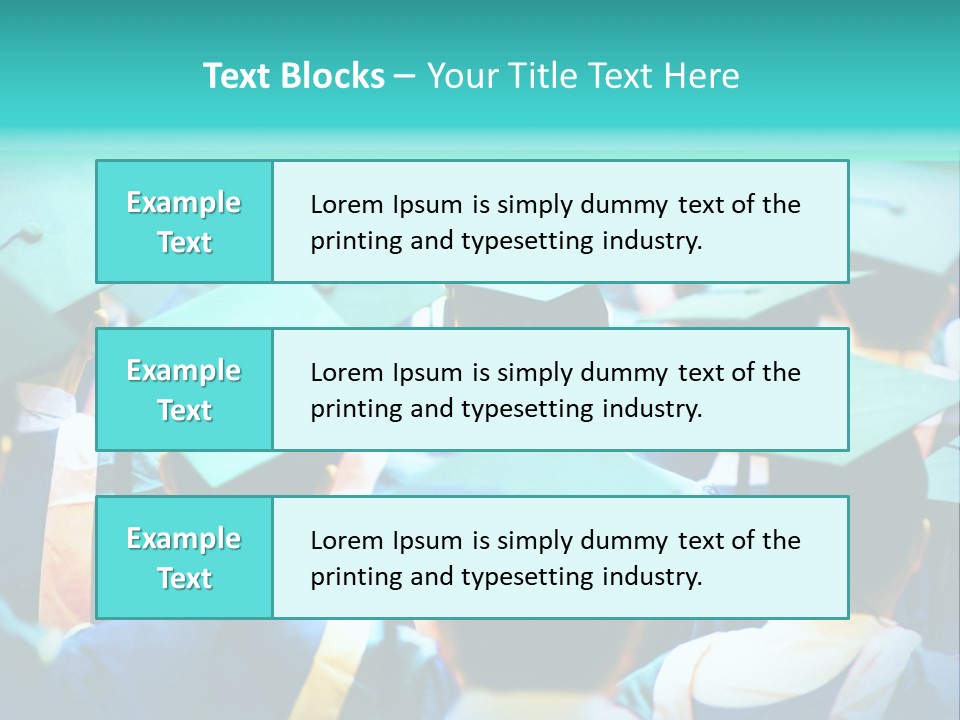 Class Cap Mortarboard PowerPoint Template