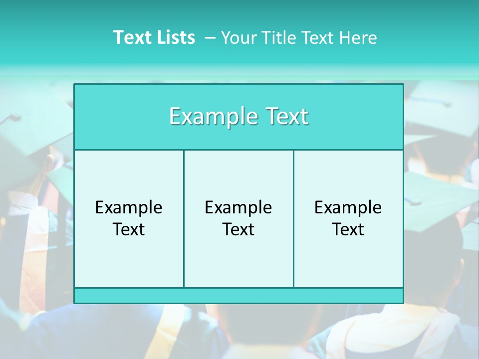 Class Cap Mortarboard PowerPoint Template