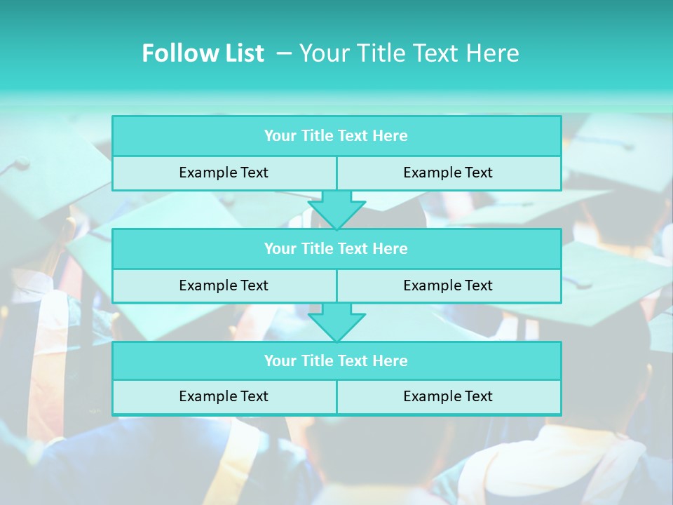Class Cap Mortarboard PowerPoint Template
