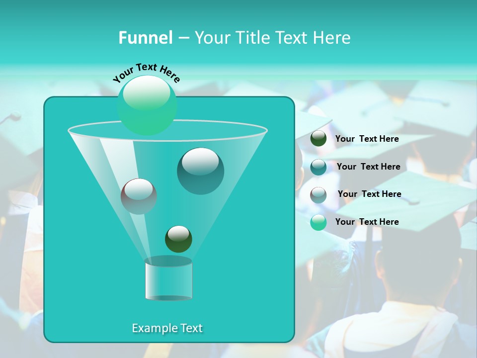 Class Cap Mortarboard PowerPoint Template