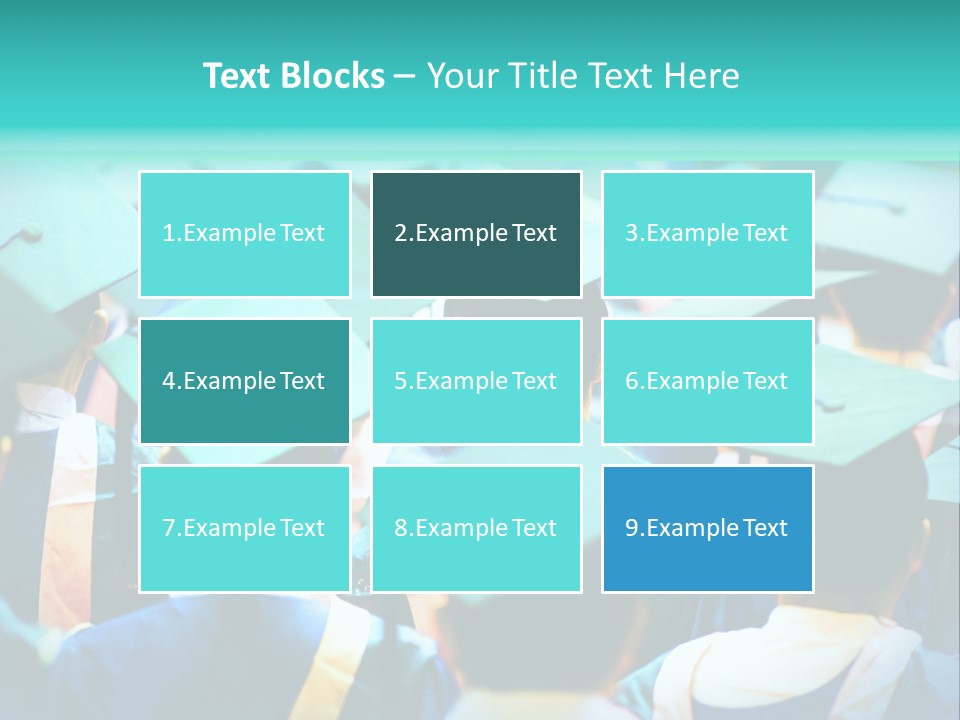 Class Cap Mortarboard PowerPoint Template