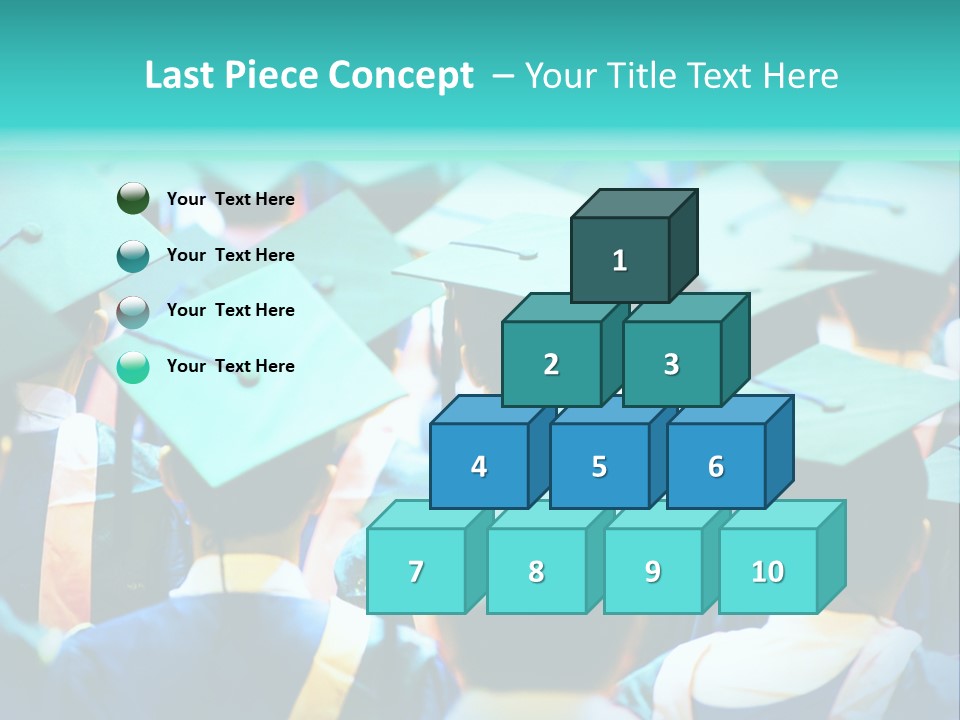 Class Cap Mortarboard PowerPoint Template