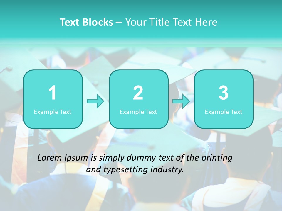 Class Cap Mortarboard PowerPoint Template