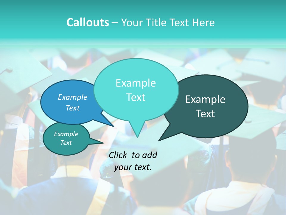 Class Cap Mortarboard PowerPoint Template