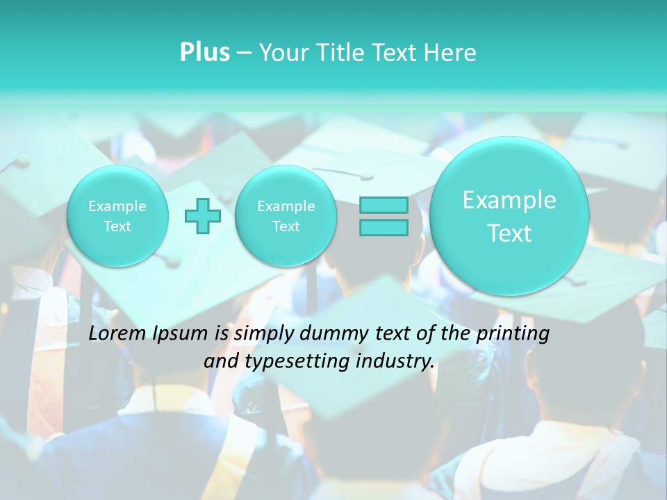 Class Cap Mortarboard PowerPoint Template