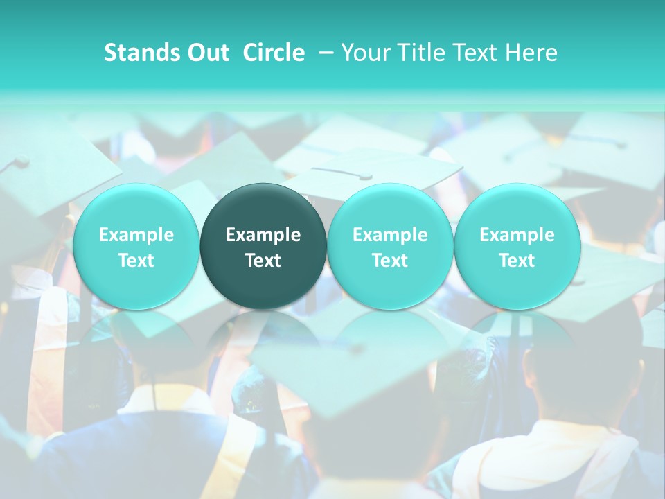 Class Cap Mortarboard PowerPoint Template