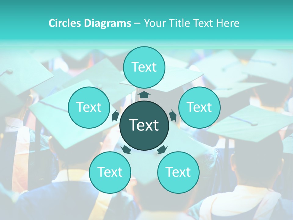 Class Cap Mortarboard PowerPoint Template