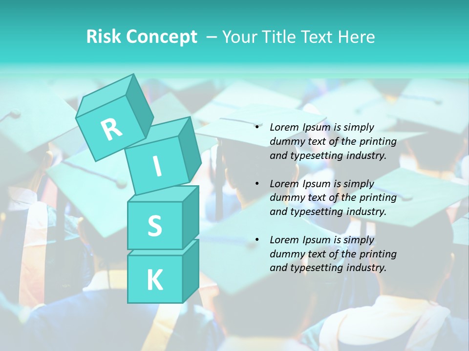 Class Cap Mortarboard PowerPoint Template