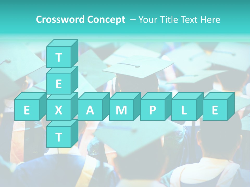 Class Cap Mortarboard PowerPoint Template