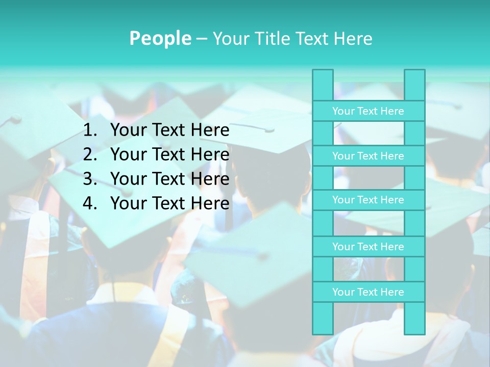 Class Cap Mortarboard PowerPoint Template