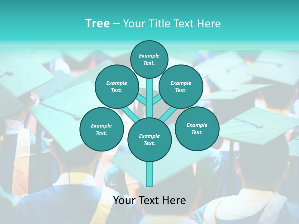 Class Cap Mortarboard PowerPoint Template