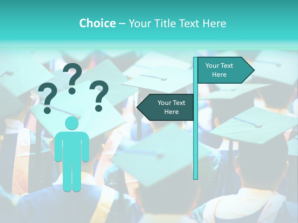 Class Cap Mortarboard PowerPoint Template