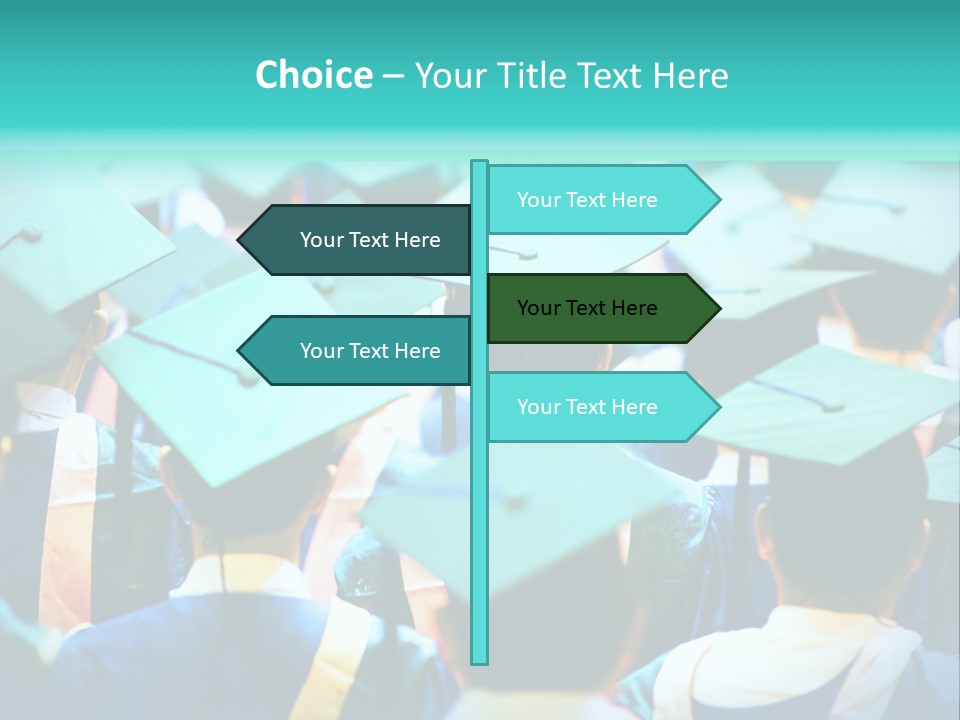 Class Cap Mortarboard PowerPoint Template